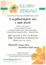 5 nejdůležitějších věcí v mém životě