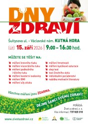Dny zdraví - Klub zdraví v Kutné Hoře