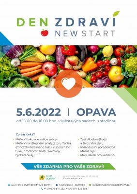 5. 6. 2022 Den zdraví New Start Opava
