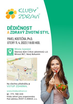 Pozvánka na dubnovou přednášku KZ Bohumín 2023